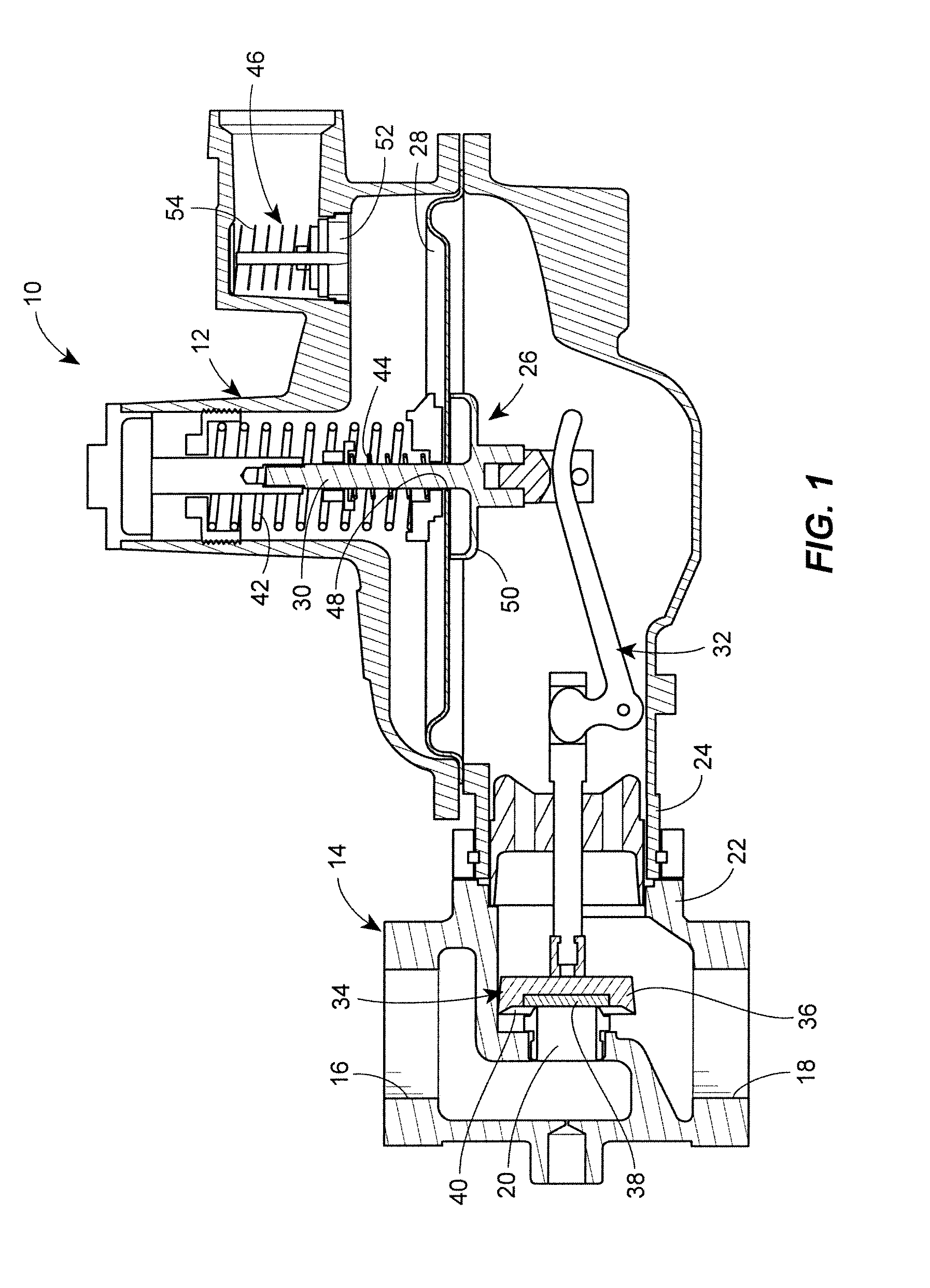 Pressure Loaded Service Regulator with Pressure Balanced Trim