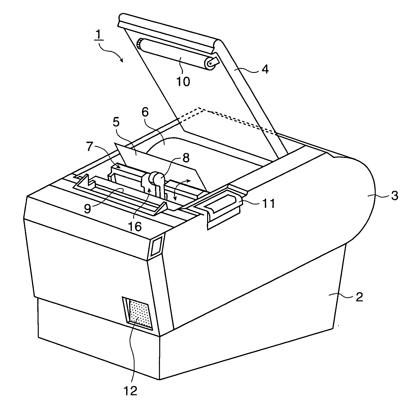 Roll paper transportation device and printing apparatus