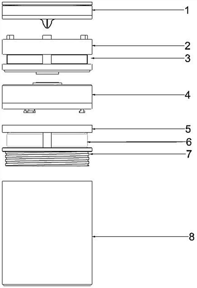 Container capable of quantitatively cutting and grinding tablets and application method thereof