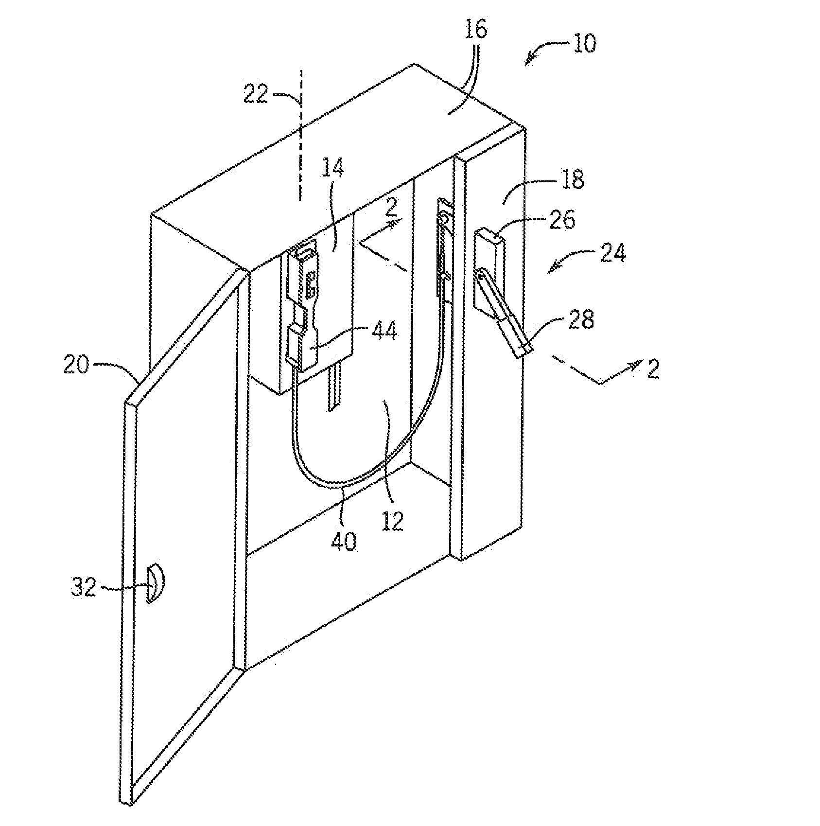 Flexible cable assembly for high-power switch gear