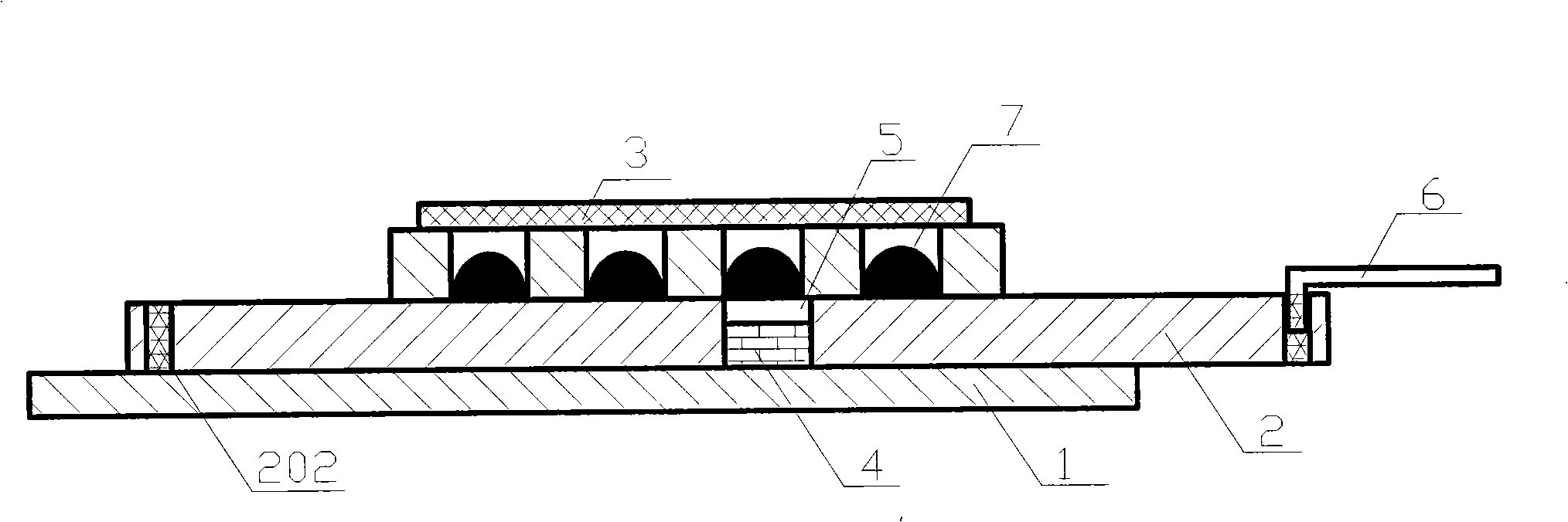 Tunneling type graphite boat for semi-conducting material liquid phase epitaxial growth