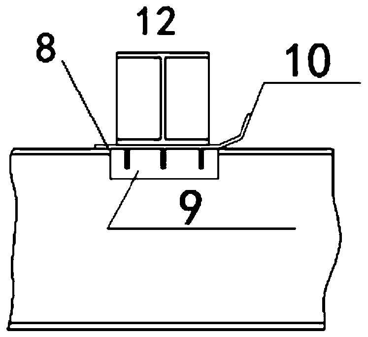 Overweight horizontal high-pressure heater hoisting system and hoisting method