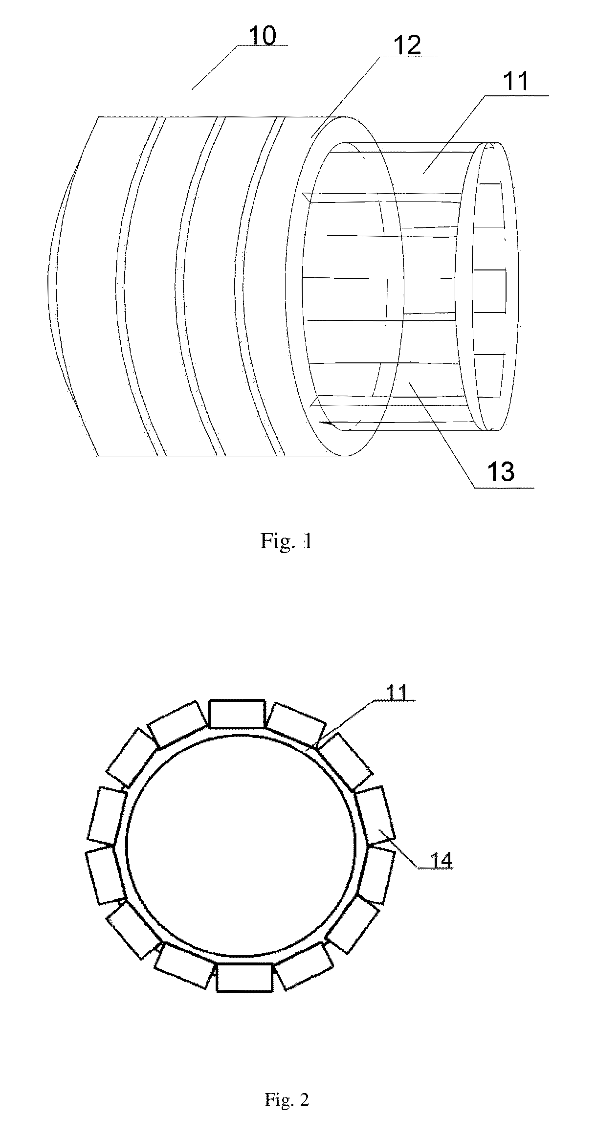 Mri-pet cephalic molecular imaging coil and mri-pet cephalic molecular imaging system