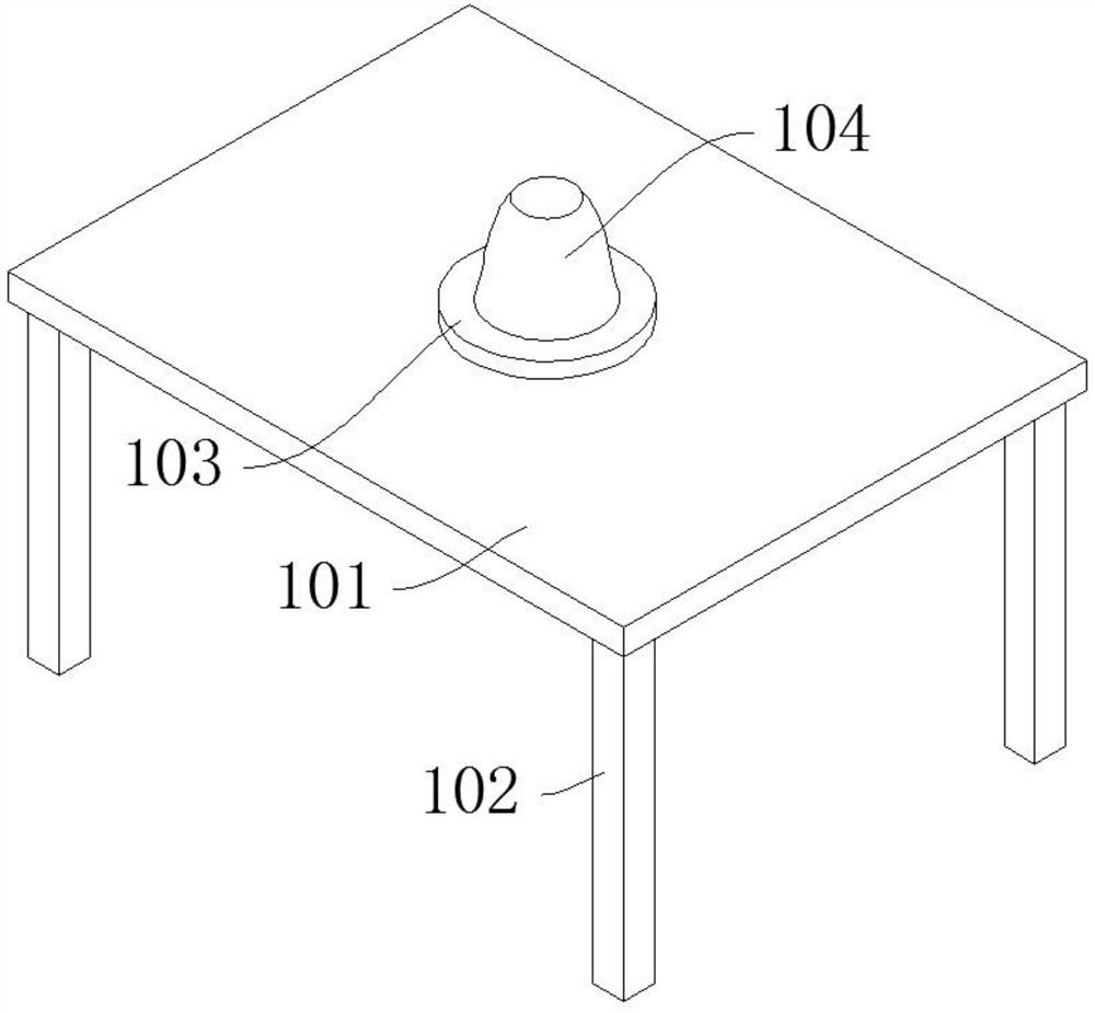 Shell embossing device for LED lamp holder production