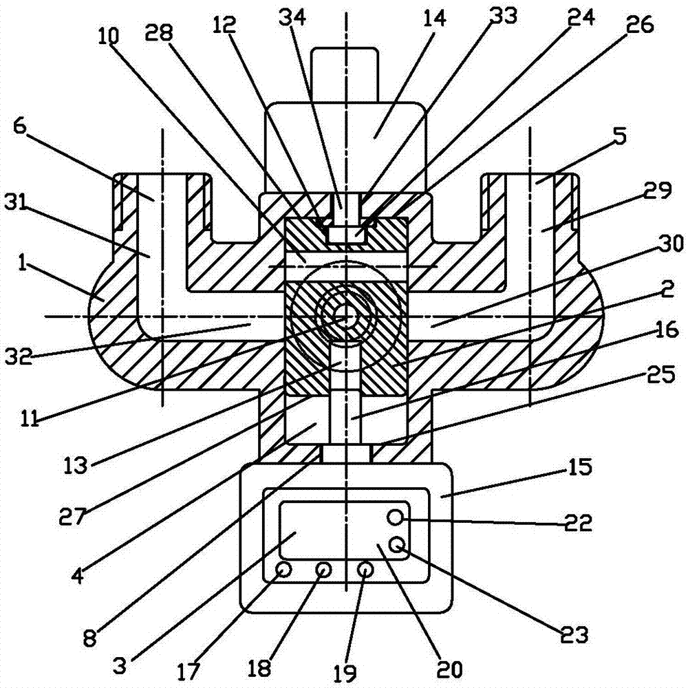 Intelligent household water dropping preventing water mixing valve