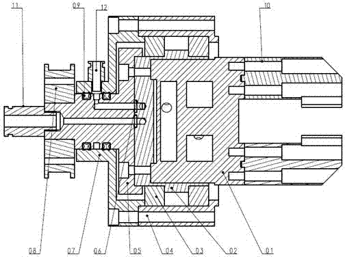 Unlimited rotation automatic clamping mechanism used for full automatic balance correcting equipment