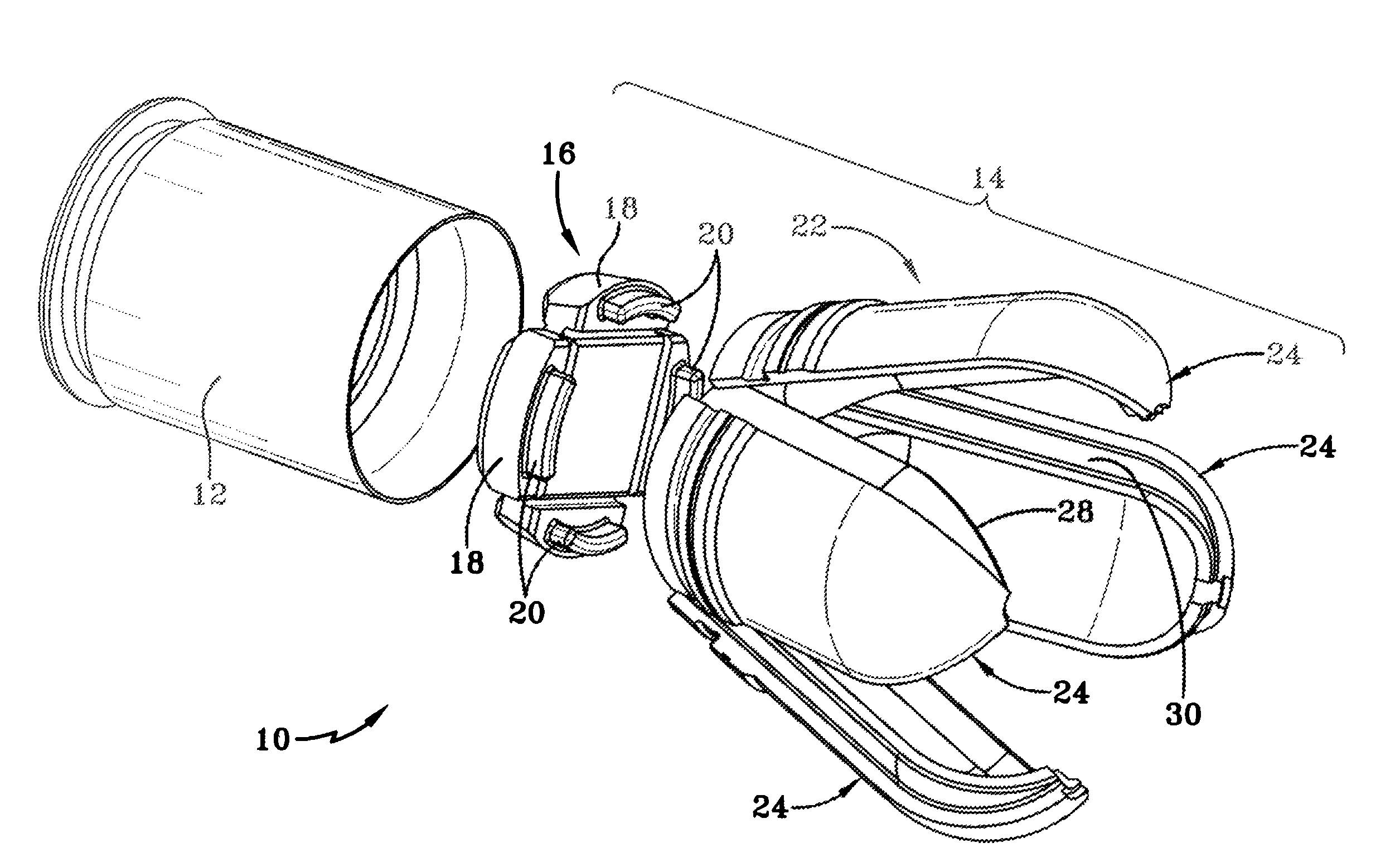 Non-lethal projectile carrier