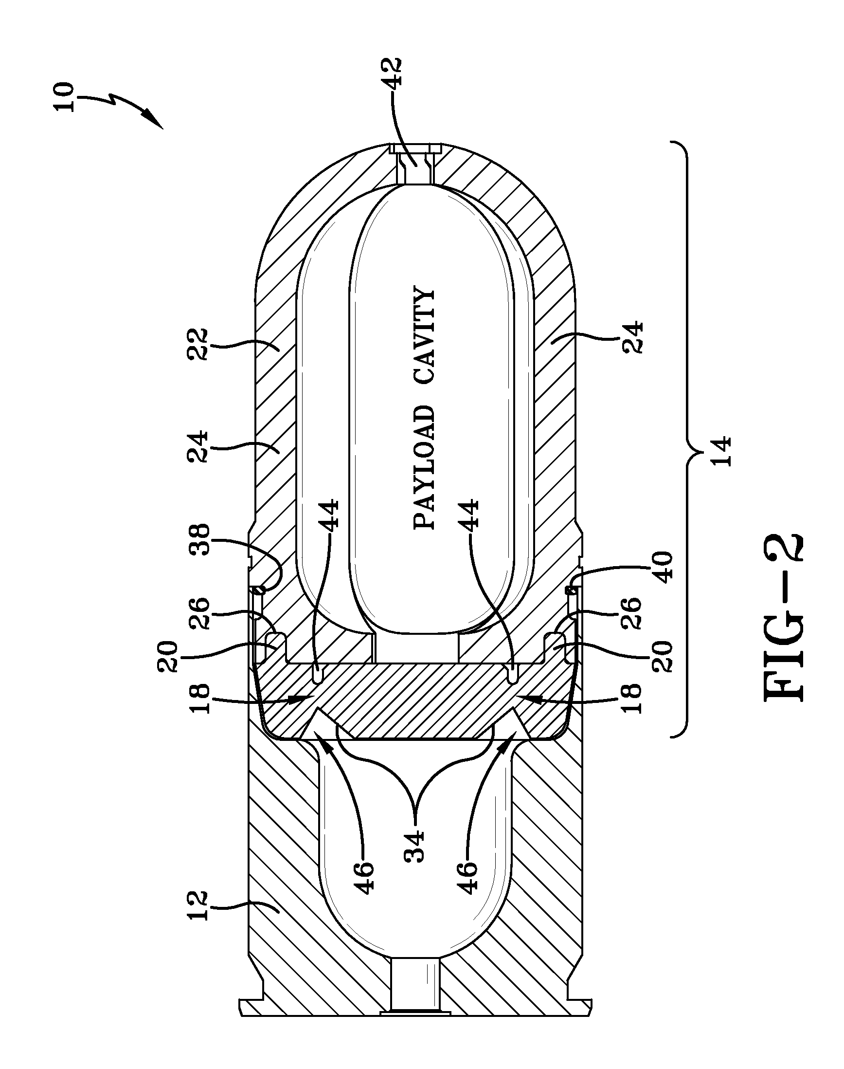 Non-lethal projectile carrier