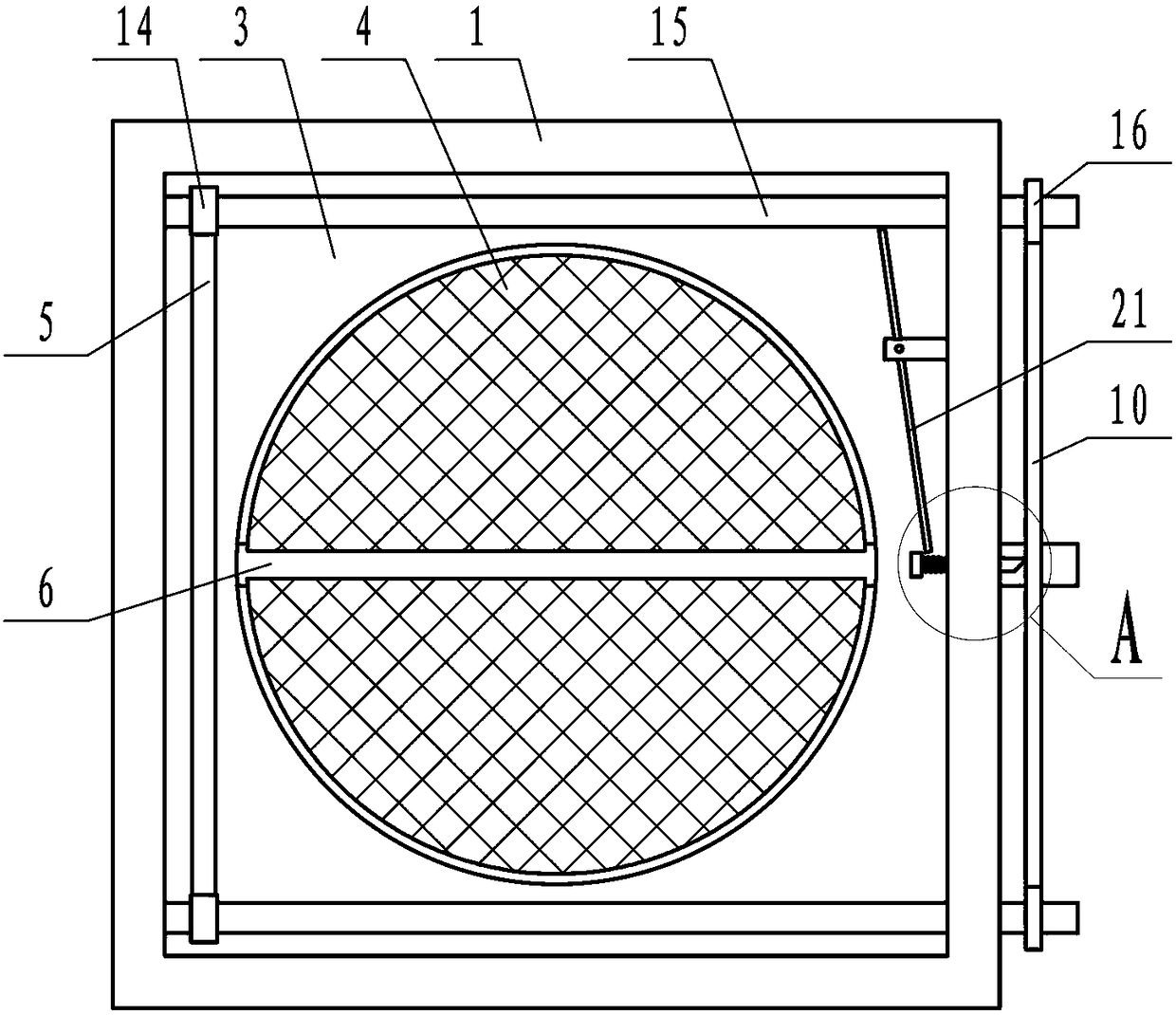 Dust recovery processing device