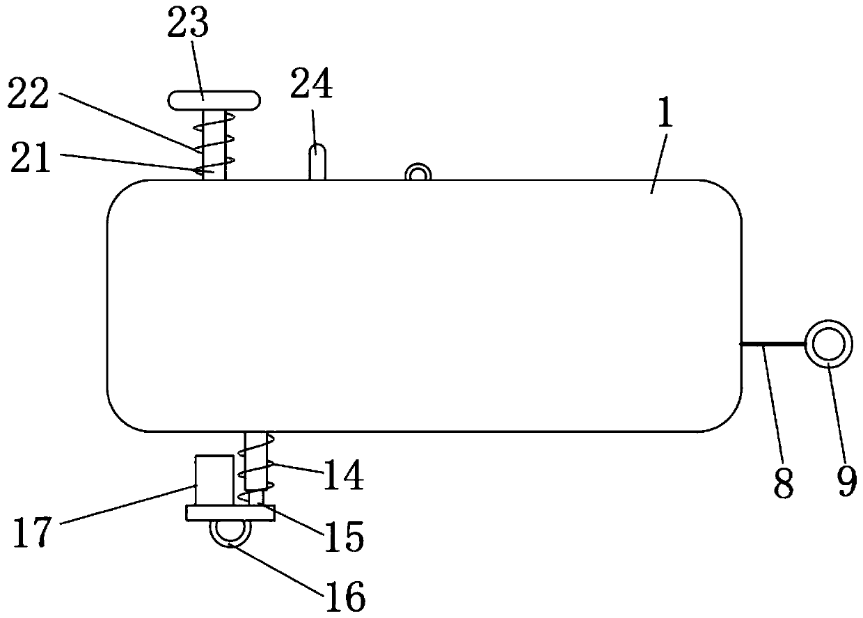 Acupuncture assisting device for internal medicine of traditional Chinese medicine