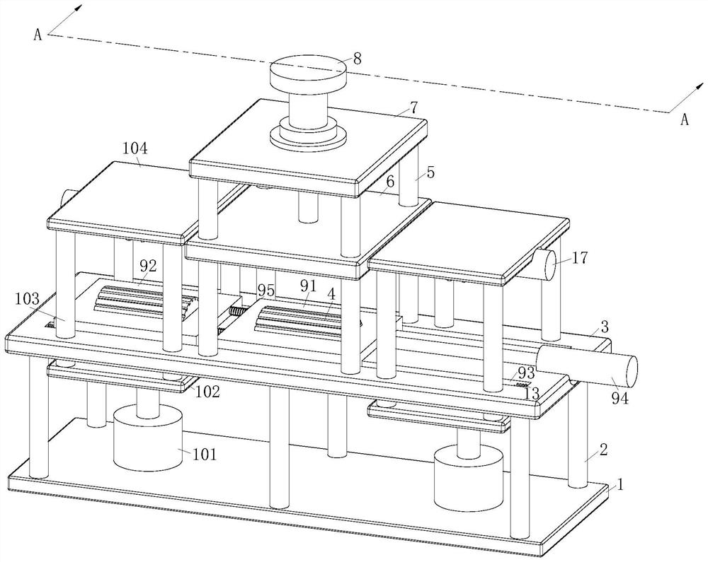 Lost-foam casting forming machine