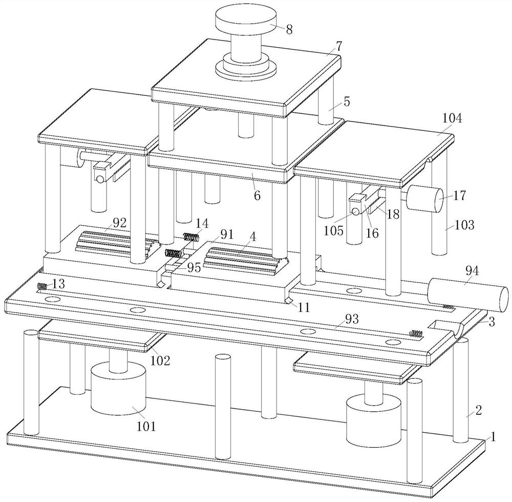 Lost-foam casting forming machine