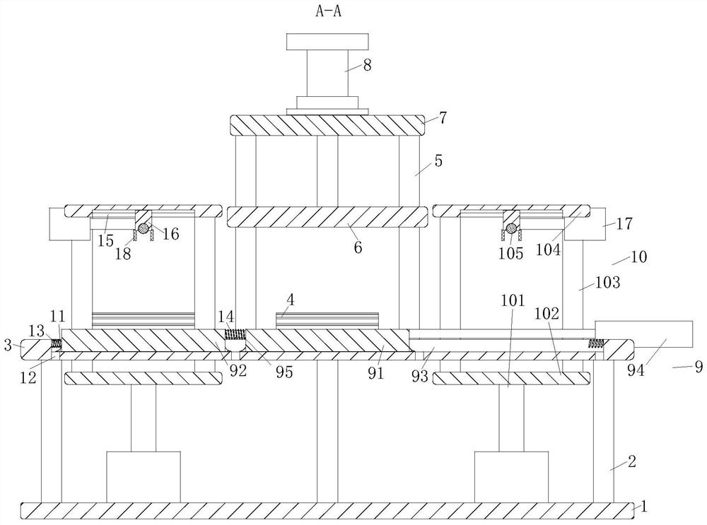 Lost-foam casting forming machine