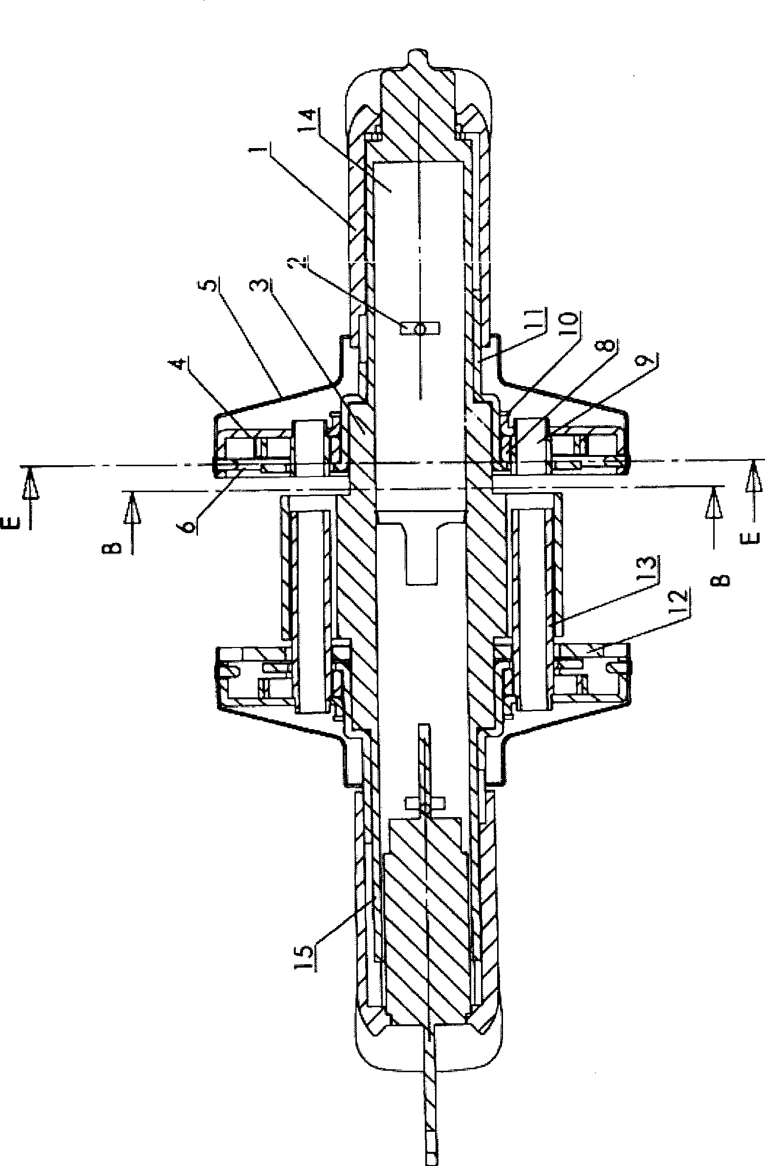 Barrel type handle lock