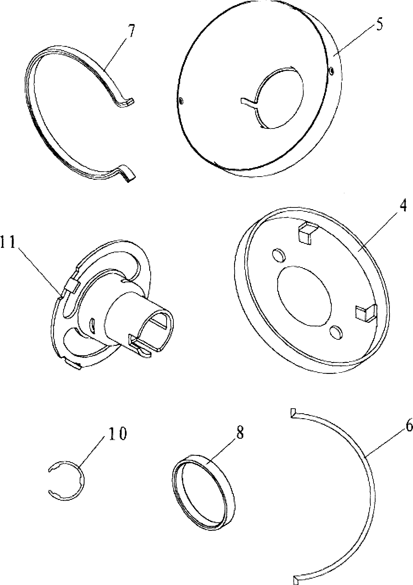 Barrel type handle lock