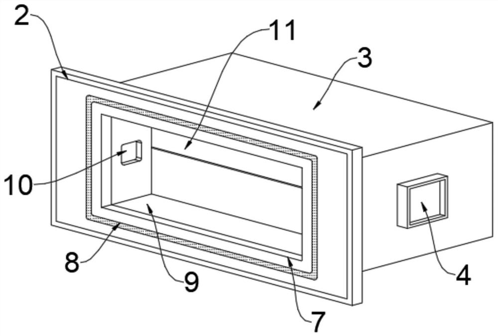 A protective structure for an interface of an electronic product