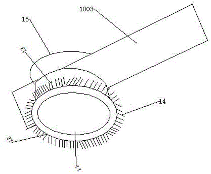 Automatic and electric steel tube polishing device