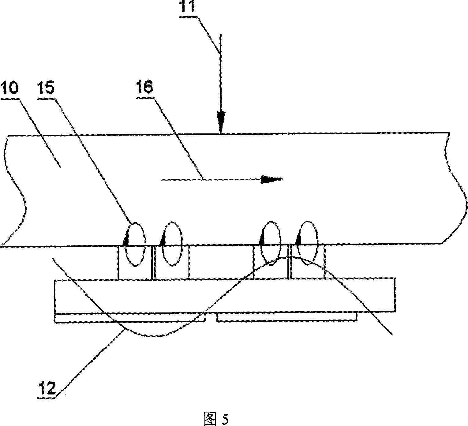 Square plate linear ultrasonic motor and electric exciting manner