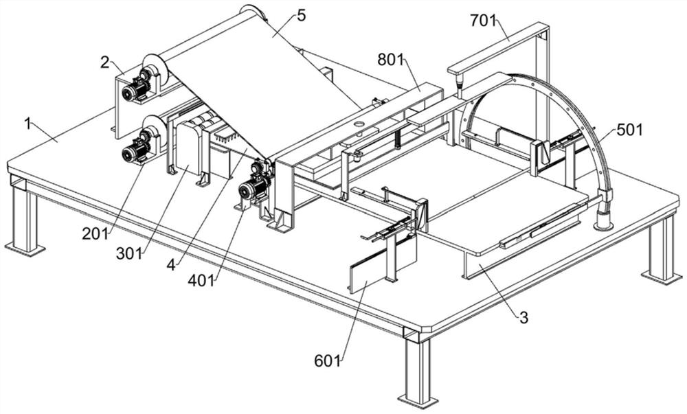 Easily-torn wide medicinal composite bag forming device