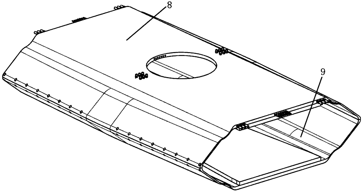 Pipeline laying structure applied to high-speed geotechnological centrifugal machine