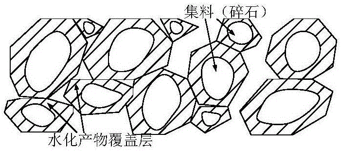 Pervious concrete aggregate particle size measurement method based on image processing