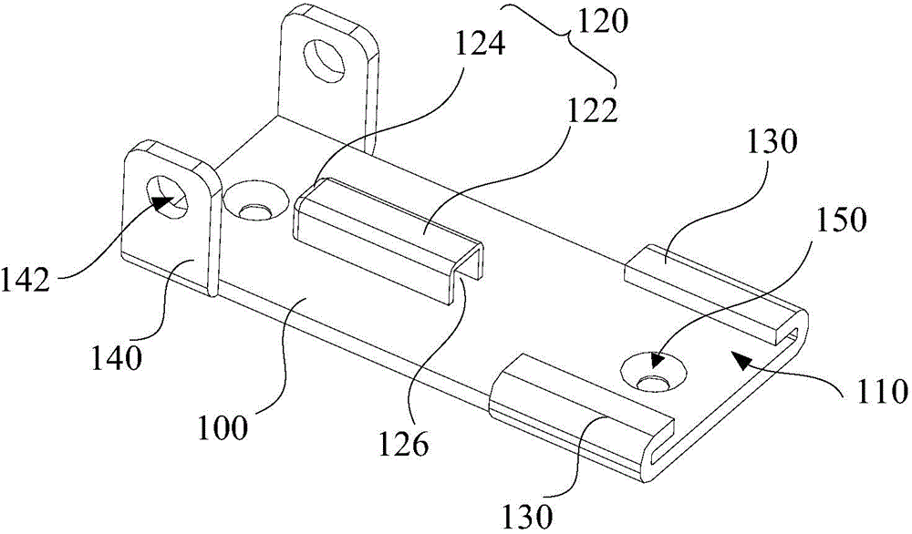 Hasp structure of lamp and anti-dazzle floodlight lamp with hasp structure