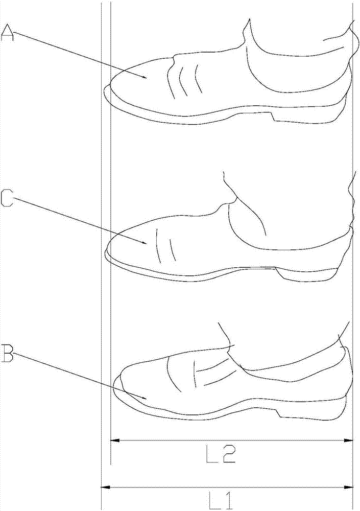 Method for precisely measuring shoe length and stride of target person in video