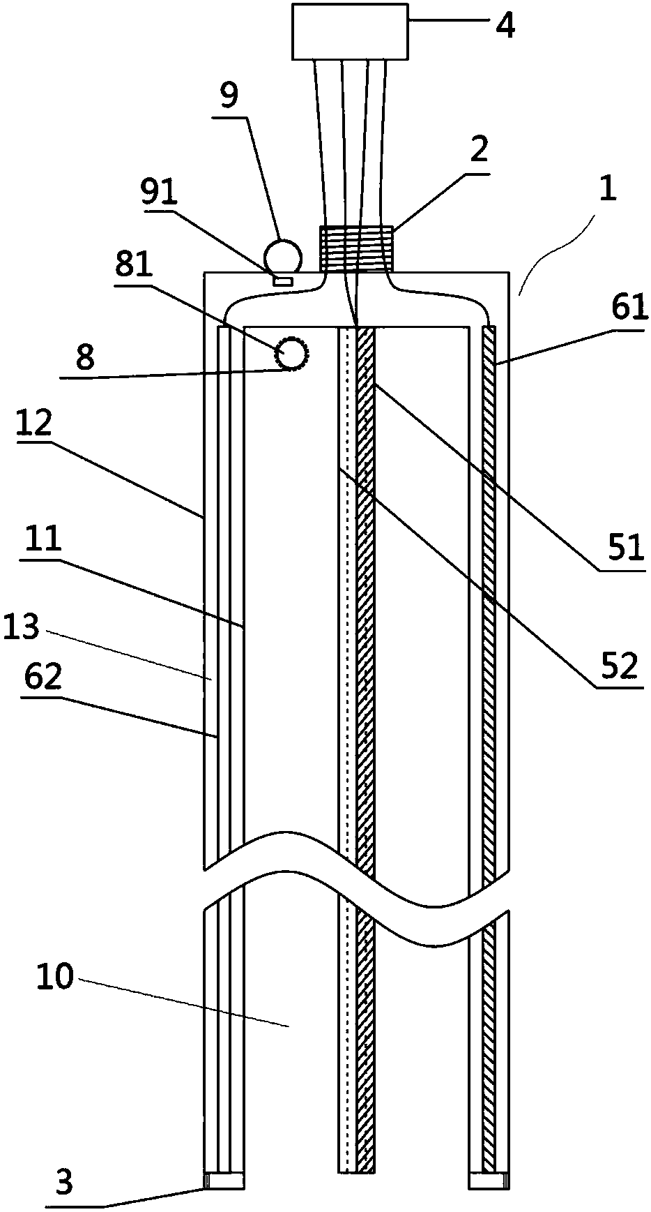 Core taking device