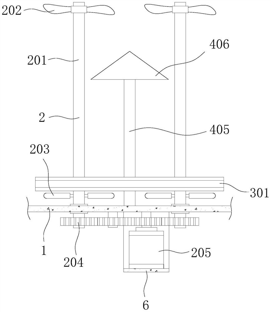 Mesh belt type composite foaming device for plastic floor production