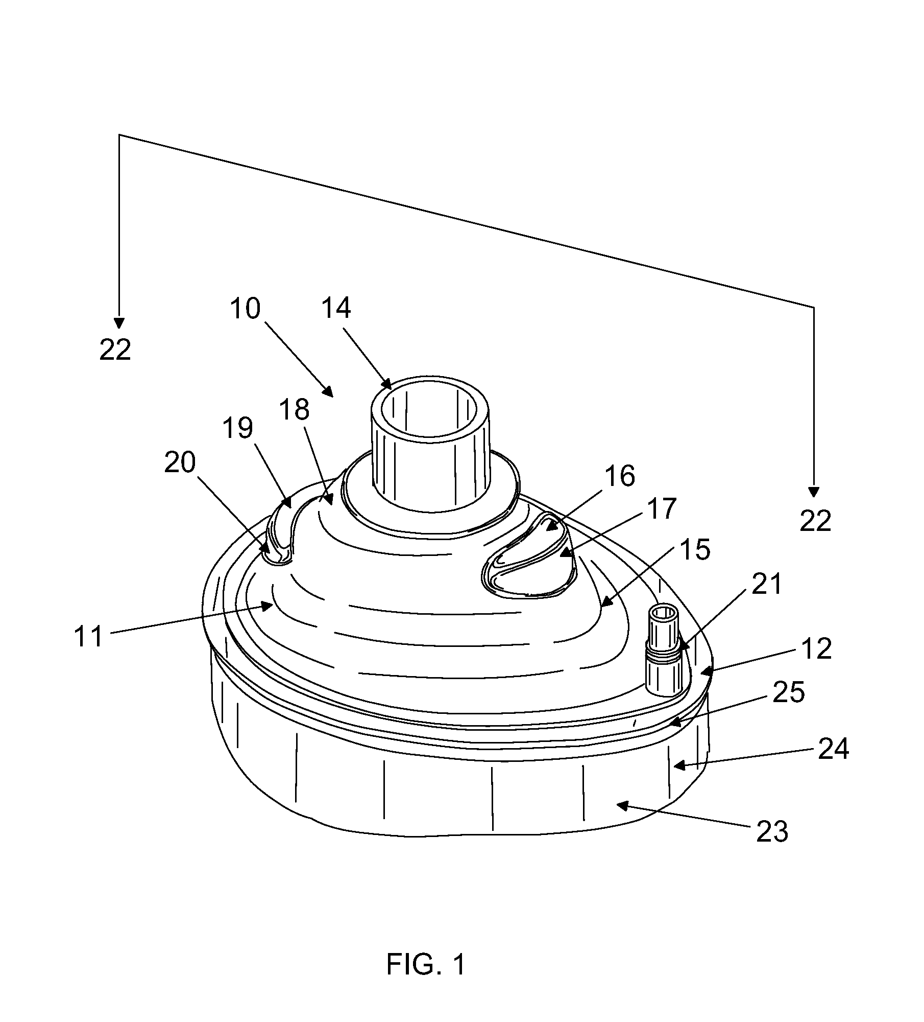 Directionally efficient respirator mask