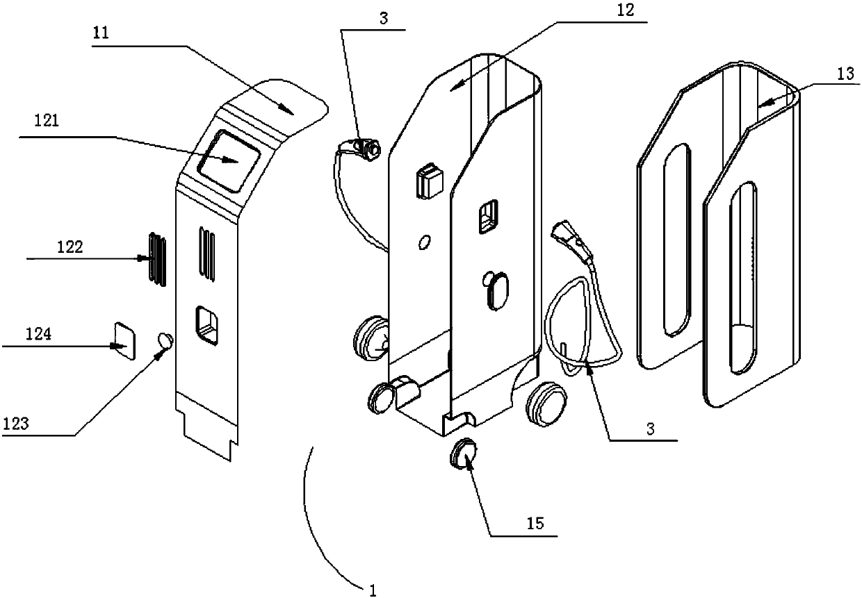 Intelligent shared charging pile system, use method and shared commercial mode