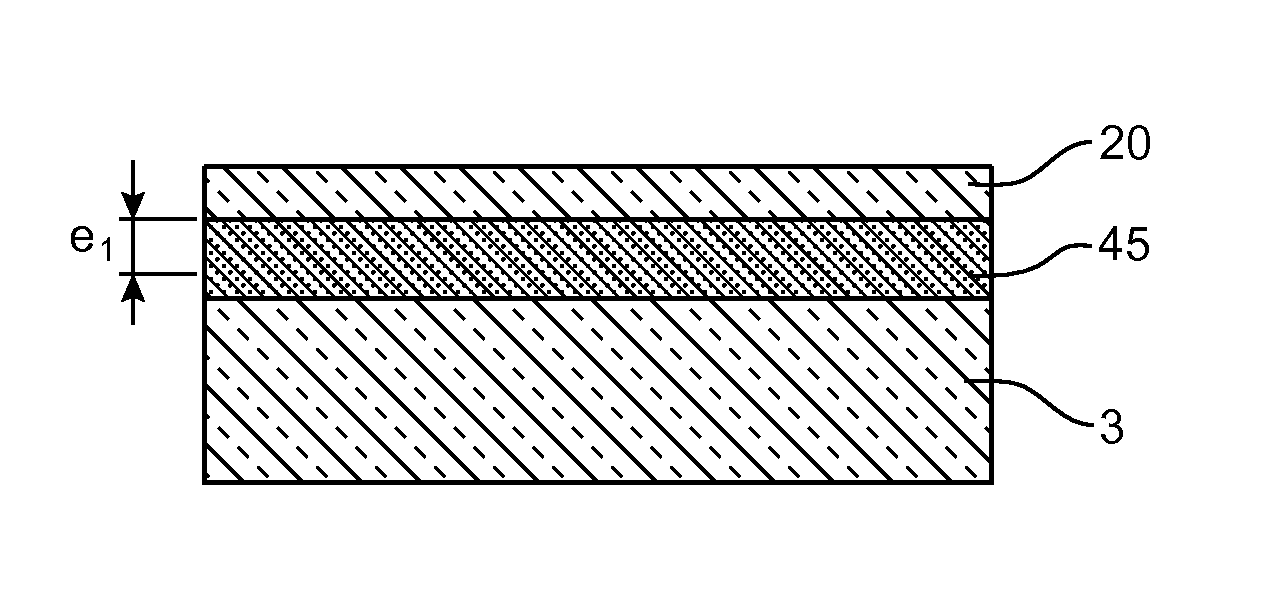 Method for producing a stack of semi-conductor thin films