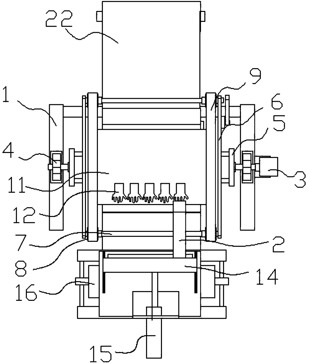 Automatic production equipment for sewing gloves