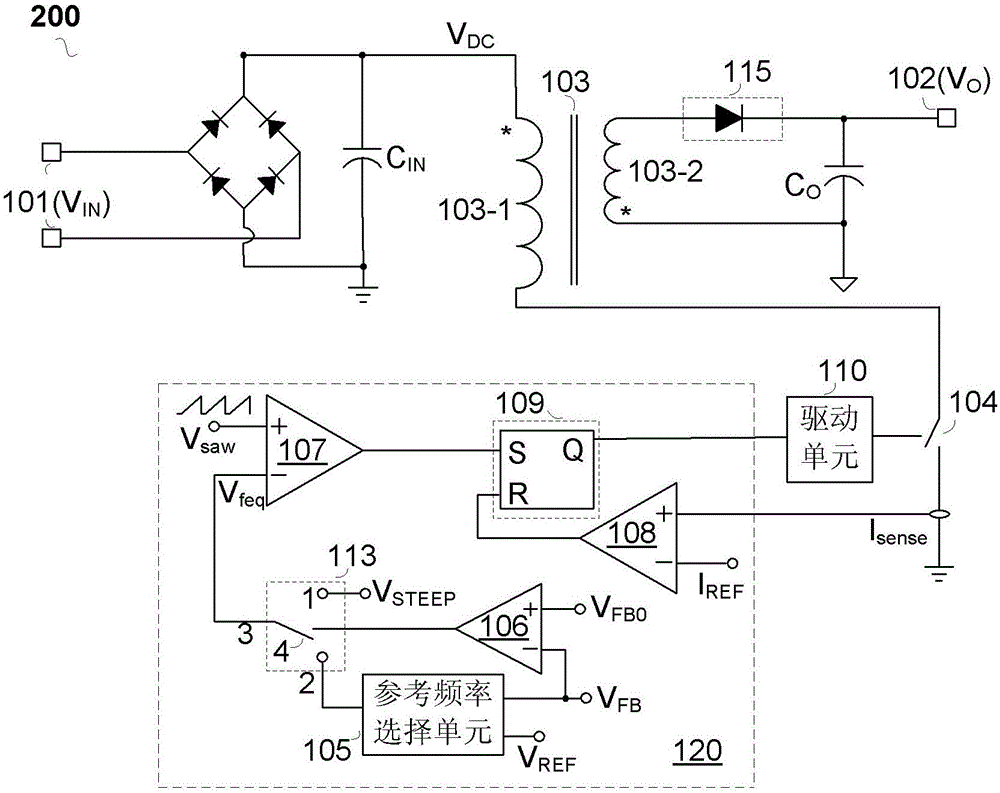 Switching voltage stabilizing circuit and control circuit and method thereof