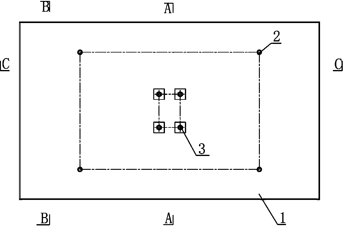 Container prefabricated house assembling type steel reinforced concrete single-double-column foundation and construction method thereof