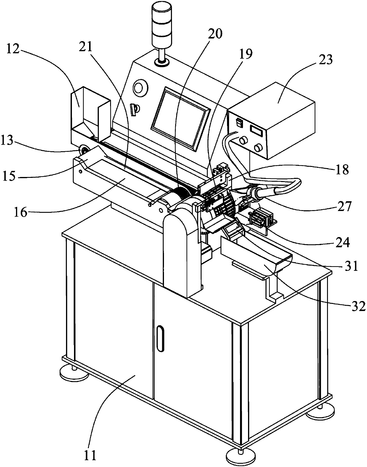 Automatic tube penetration machine