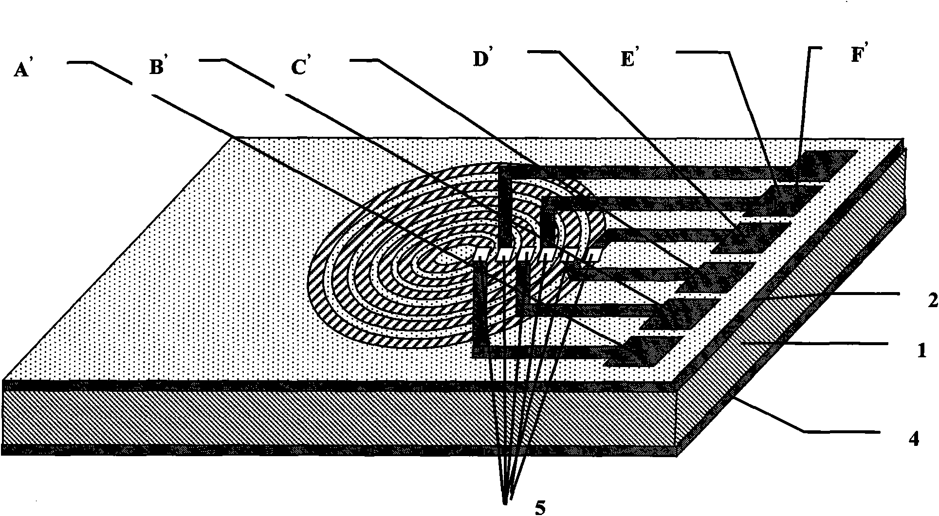 Chip for measuring ohmic contact degradation of semiconductor device and method