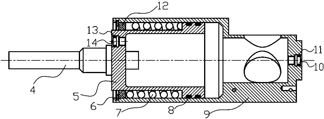 Integrated underwater steering engine device