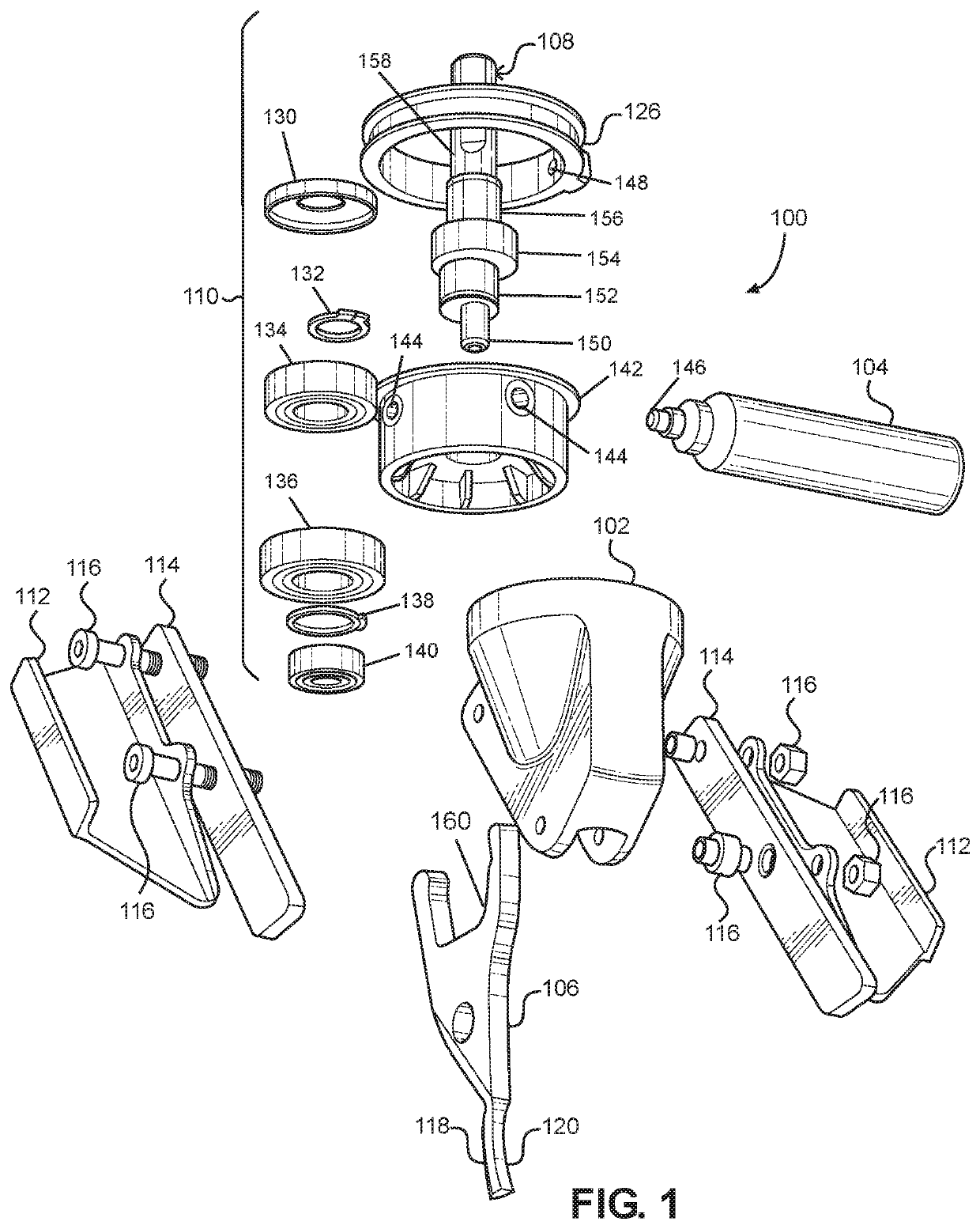 Tool attachment for cutting heavy duty substrate