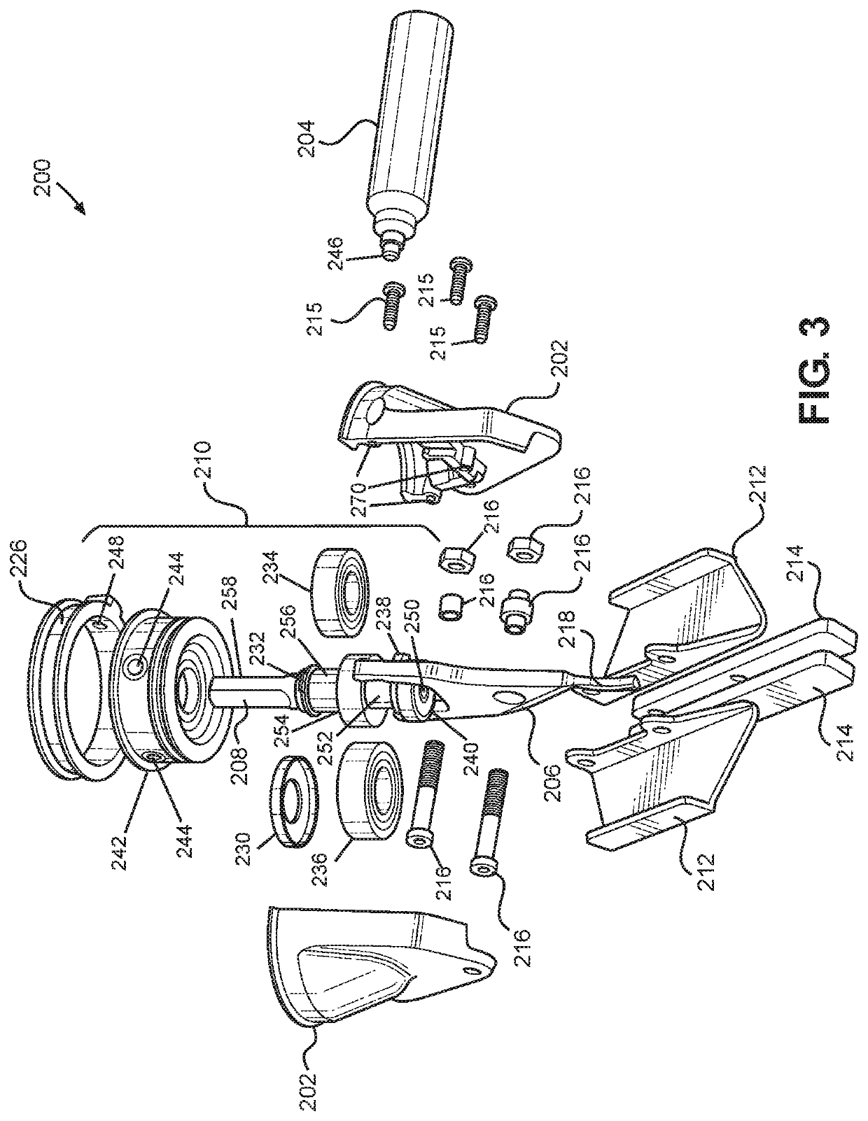 Tool attachment for cutting heavy duty substrate