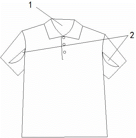 Photocatalyst shade fabric garment capable of isolating body odor