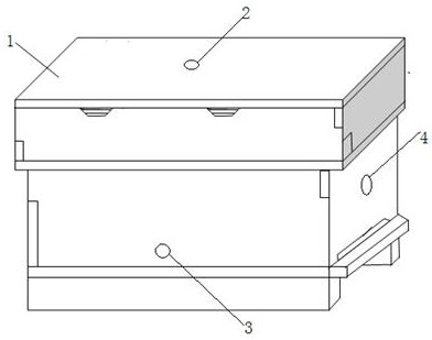 Working method of automatic honey taking, silencing and temperature control honey beehive