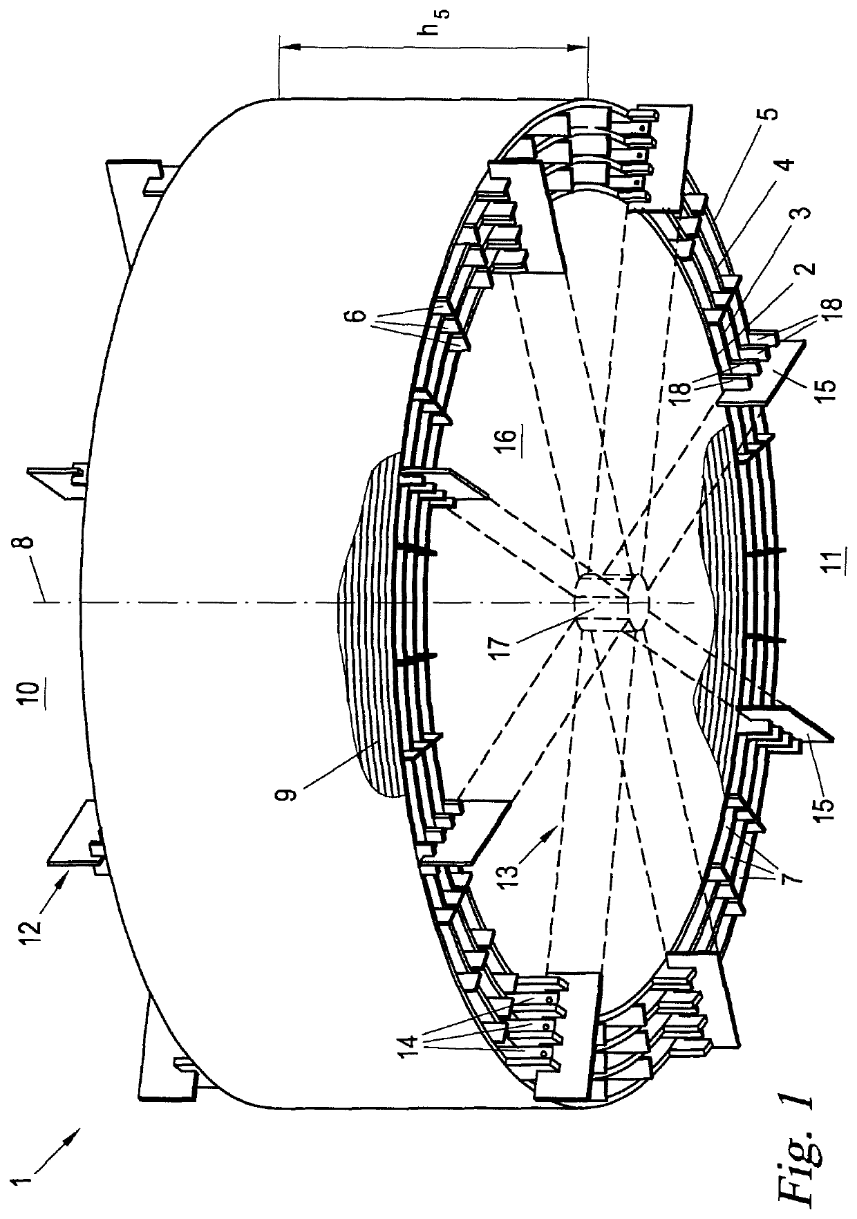 Winding layer pitch compensation for an air-core reactor