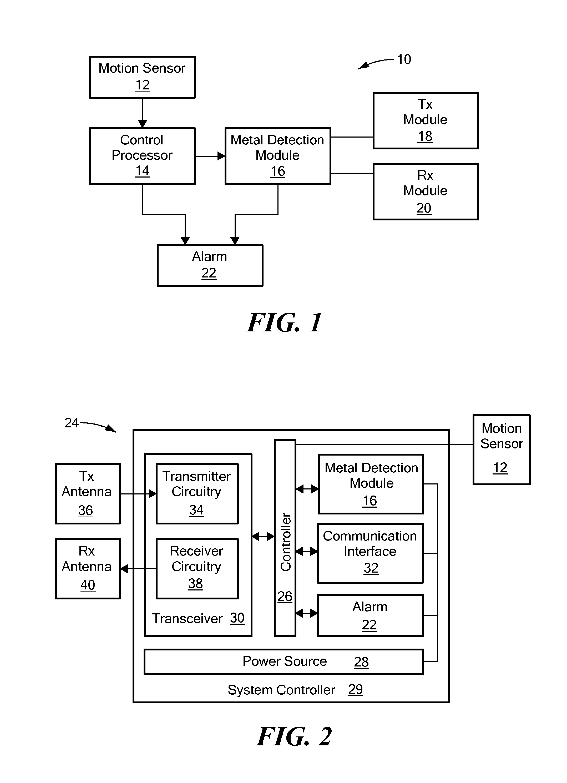 Method for reducing metal detection system false alarms