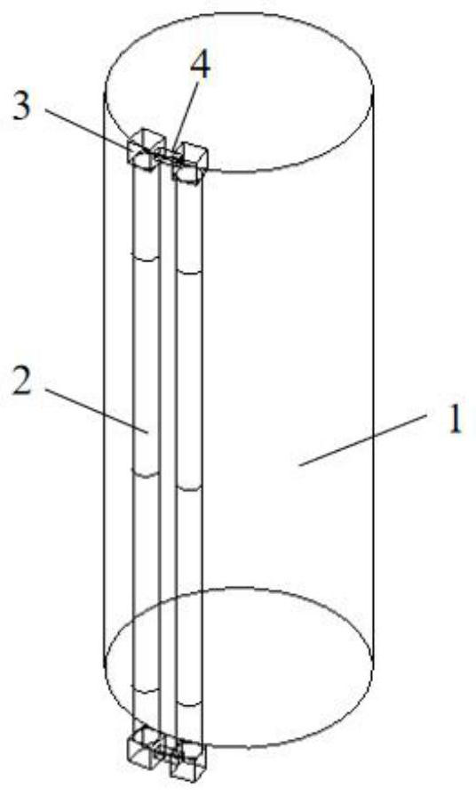Ultrasonic-based method for non-destructive measurement of active and passive confinement forces in frp-confined concrete columns