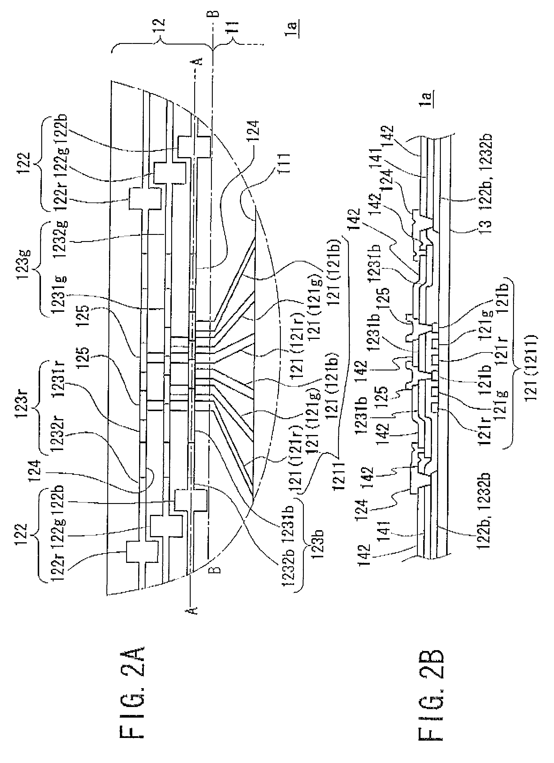 Substrate for a display panel, a display panel having the substrate, a production process of the substrate, and a production process of the display panel