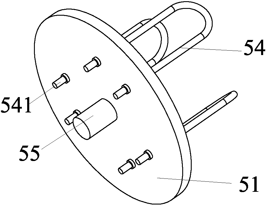 Device for pneumatic emergency switch valve