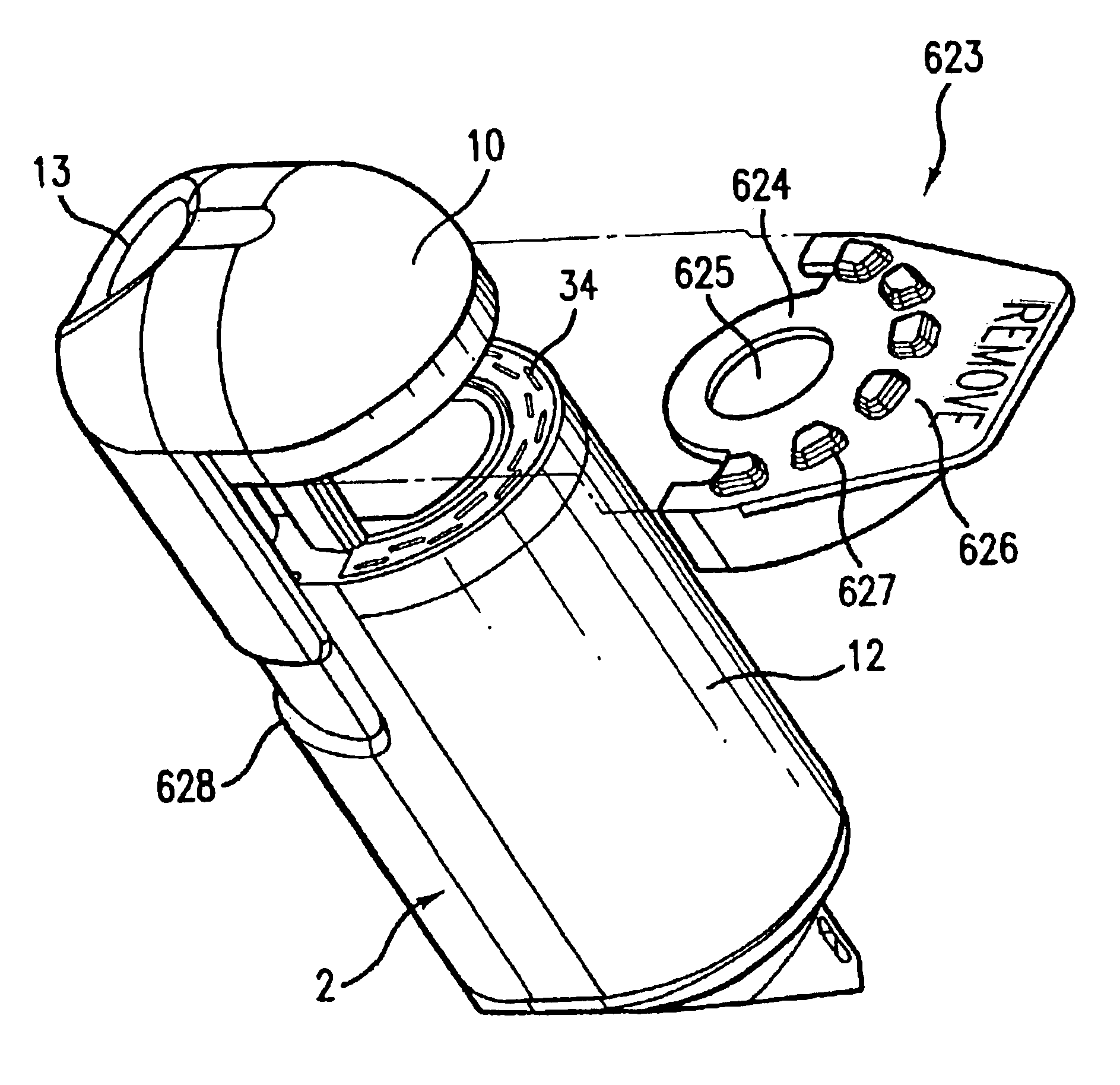 Integrated surgical staple retainer for a full thickness resectioning device