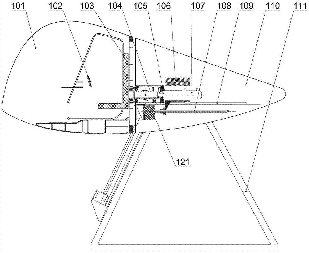 Double-shaft 360-degree all-dimensional high-speed movement feeling analog simulation device