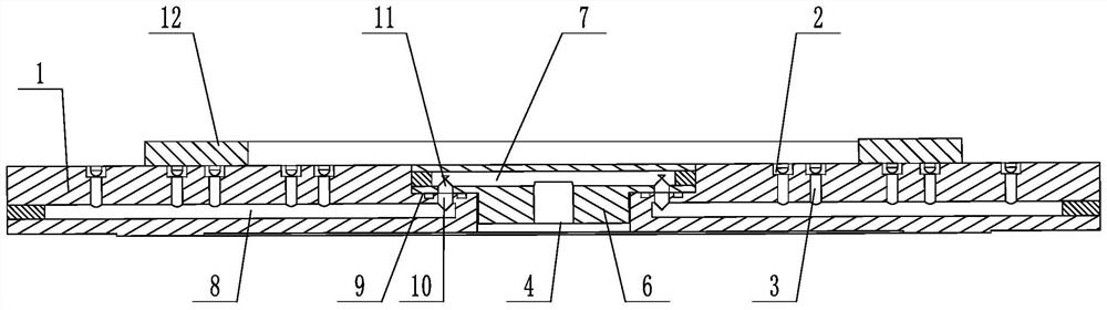 Universal silicon product processing turntable structure